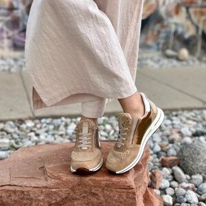 Ara Ovation Slip On Sneaker in Biscuit/Sand/Cream